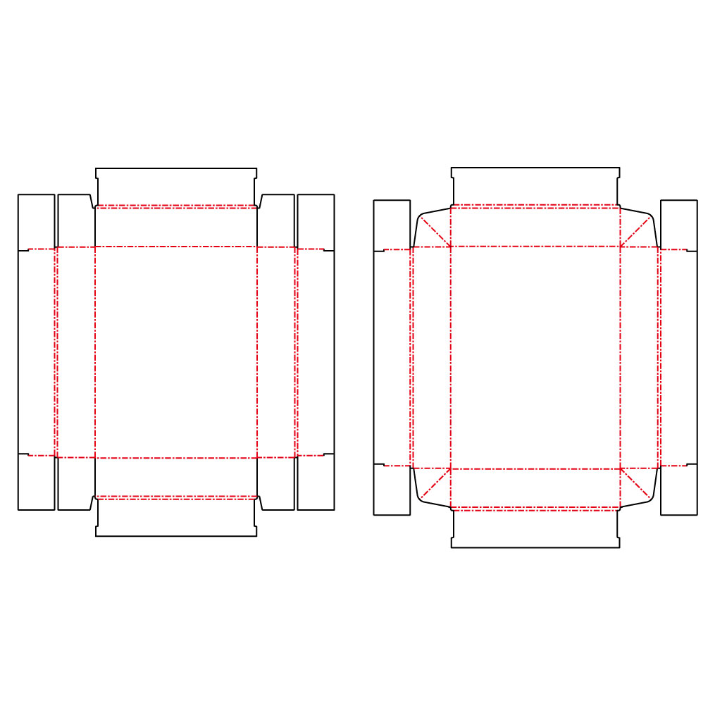 おり箱・組み箱です。身と蓋のセットです。